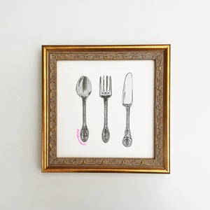 原画「cutlery」