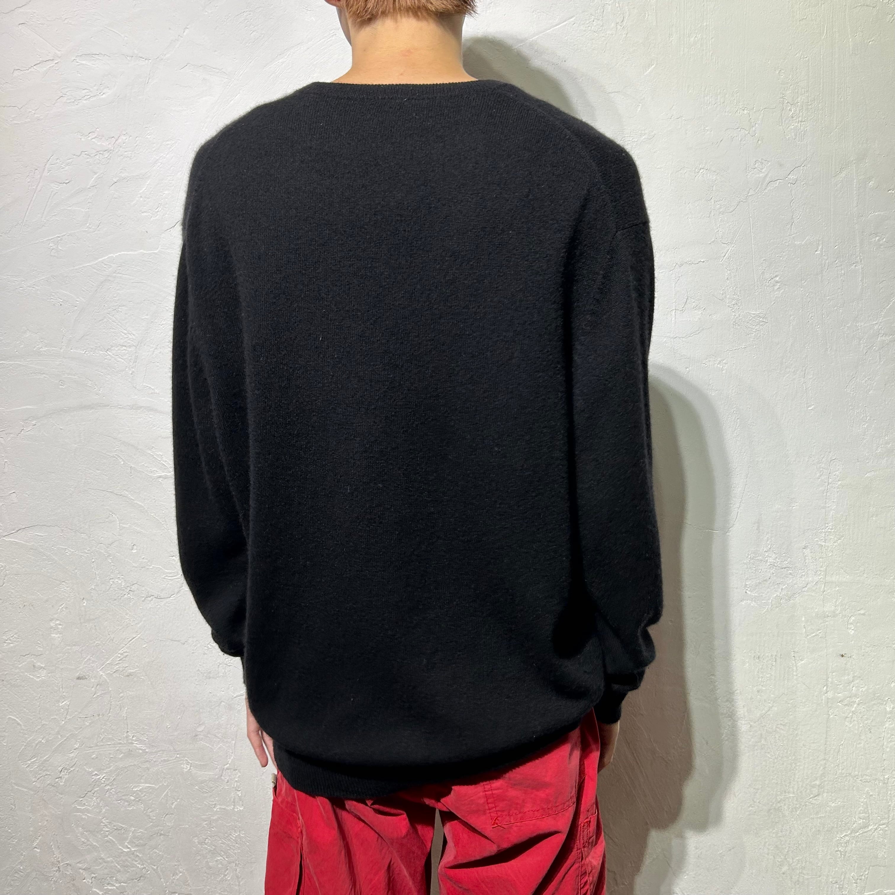 90s JOS.A.BANK Black Cashmere Knit | VOLAR