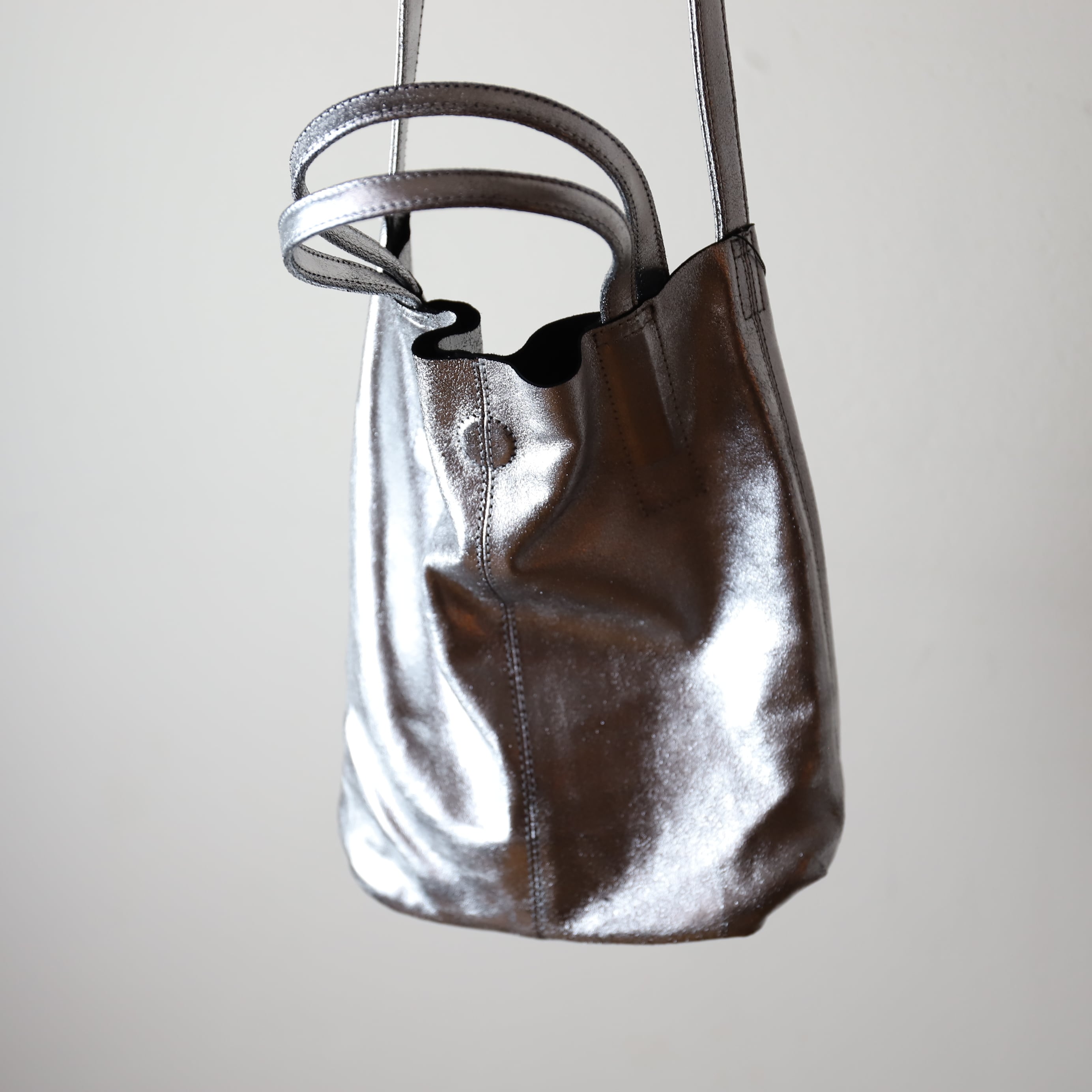 Morphee / 2WAY SMALL TOTE/ SILVER. | TIBETAN MARKET