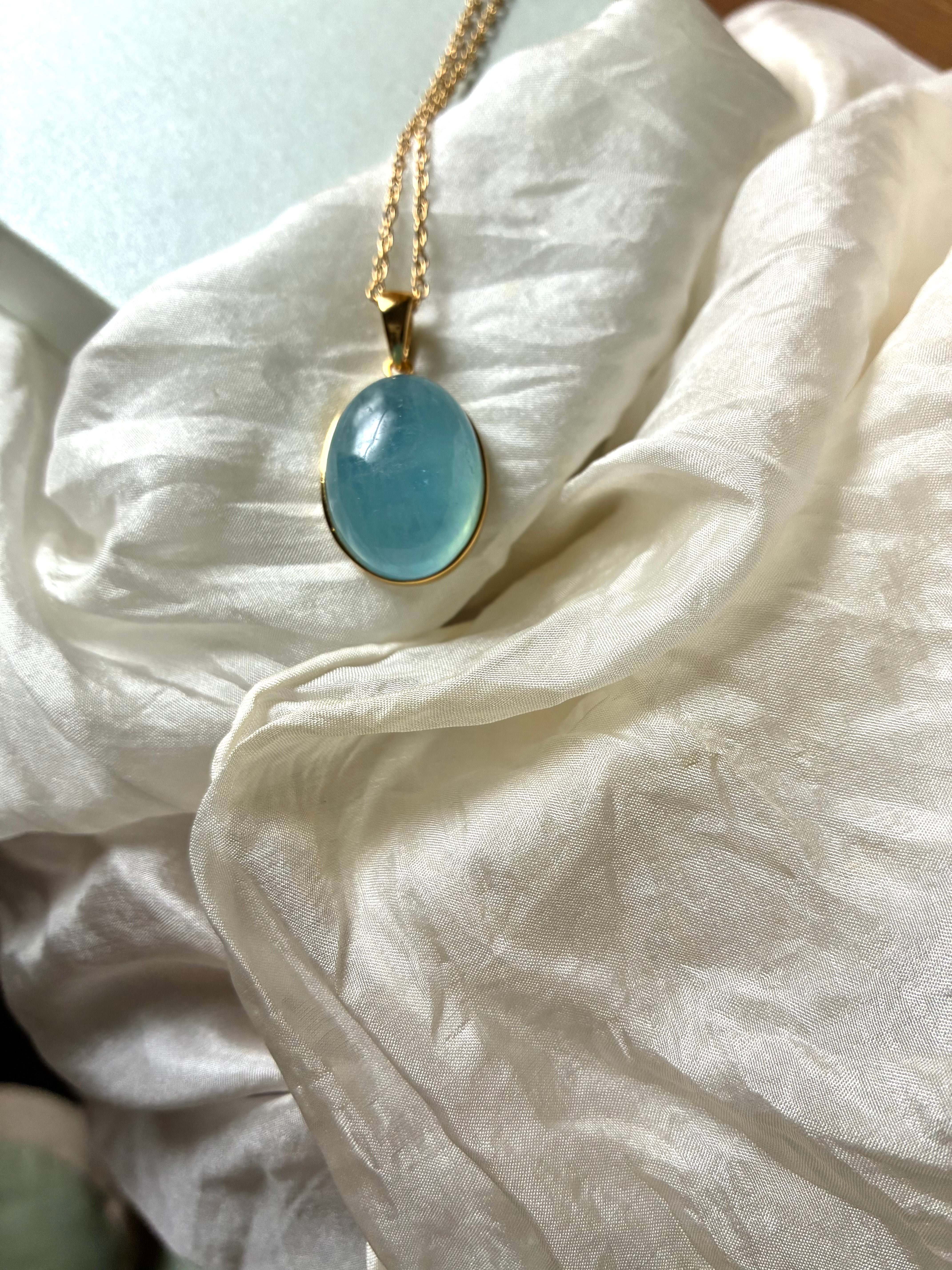 Aquamarine 〜きらめき〜　necklace