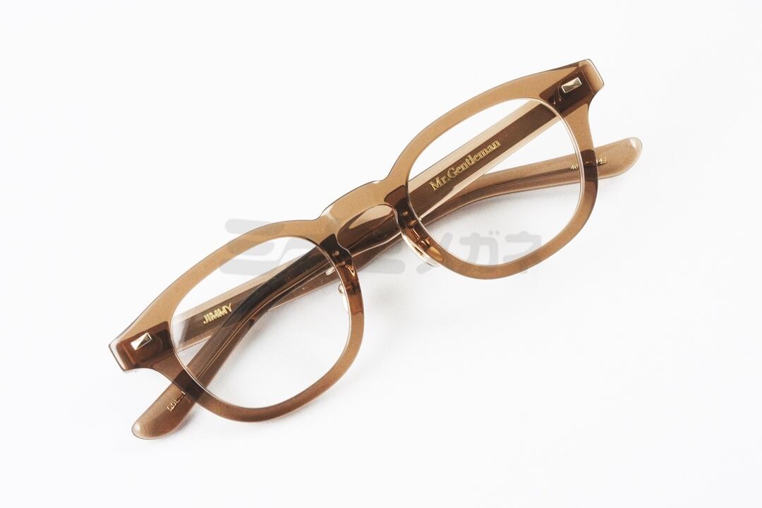 Mr.Gentleman クリア メガネ JIMMY COL.I ウェリントン ミスター