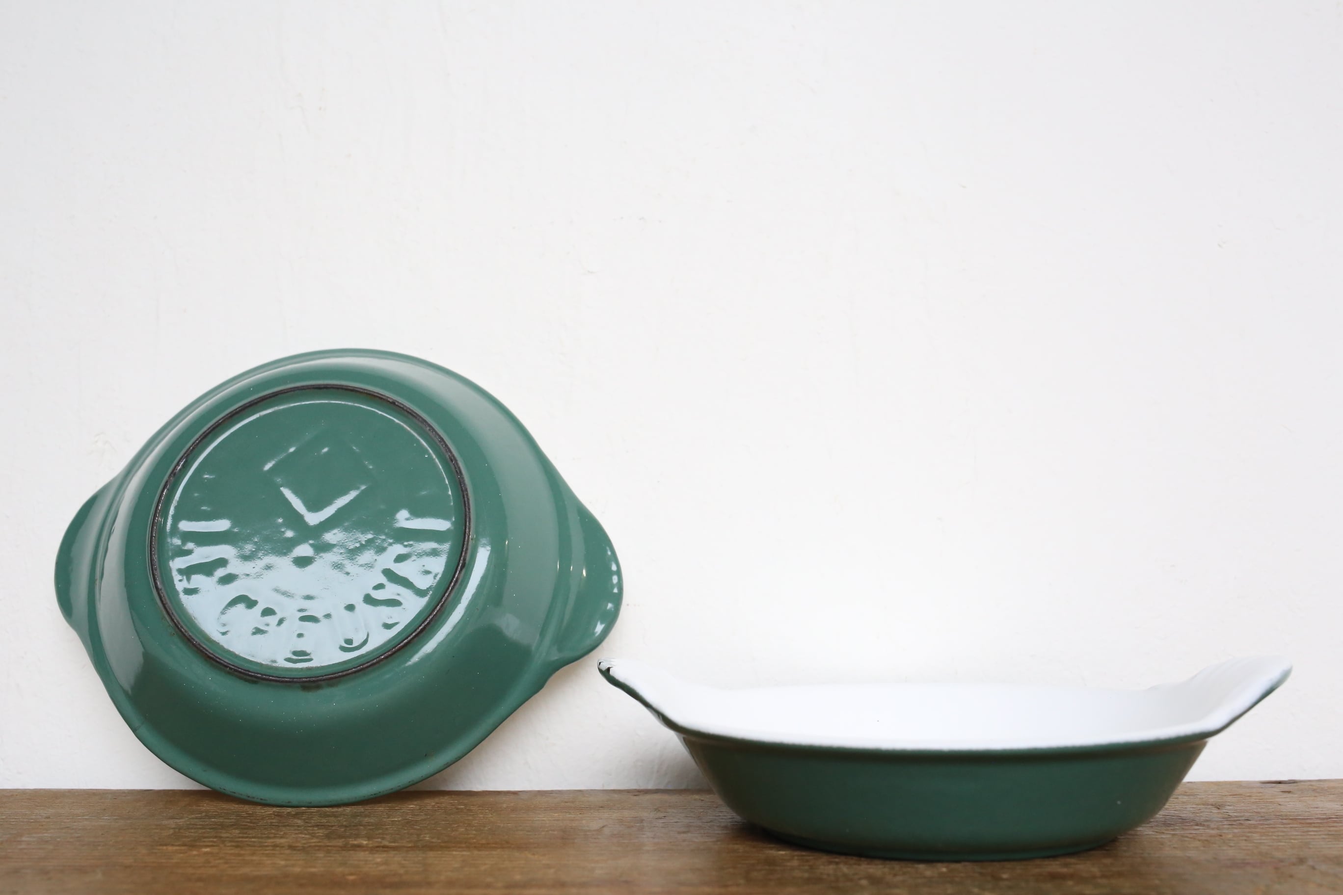 ヴィンテージ ル・クルーゼ Le Creuset グラタン皿 ブリュレ皿 「サイズ1」 2枚セット