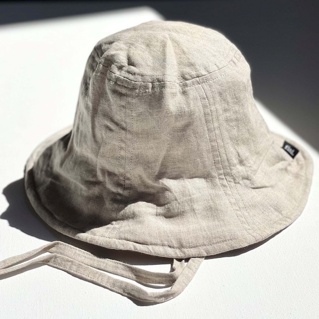 fini. the label  boho hat linen（ハット子供用帽子 リネン）