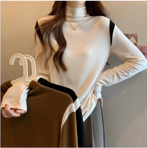 【大きいサイズM-4XL】ファッションＴシャツ♪ブラック/ブラウン/ホワイト3色展開◆#serov-228317