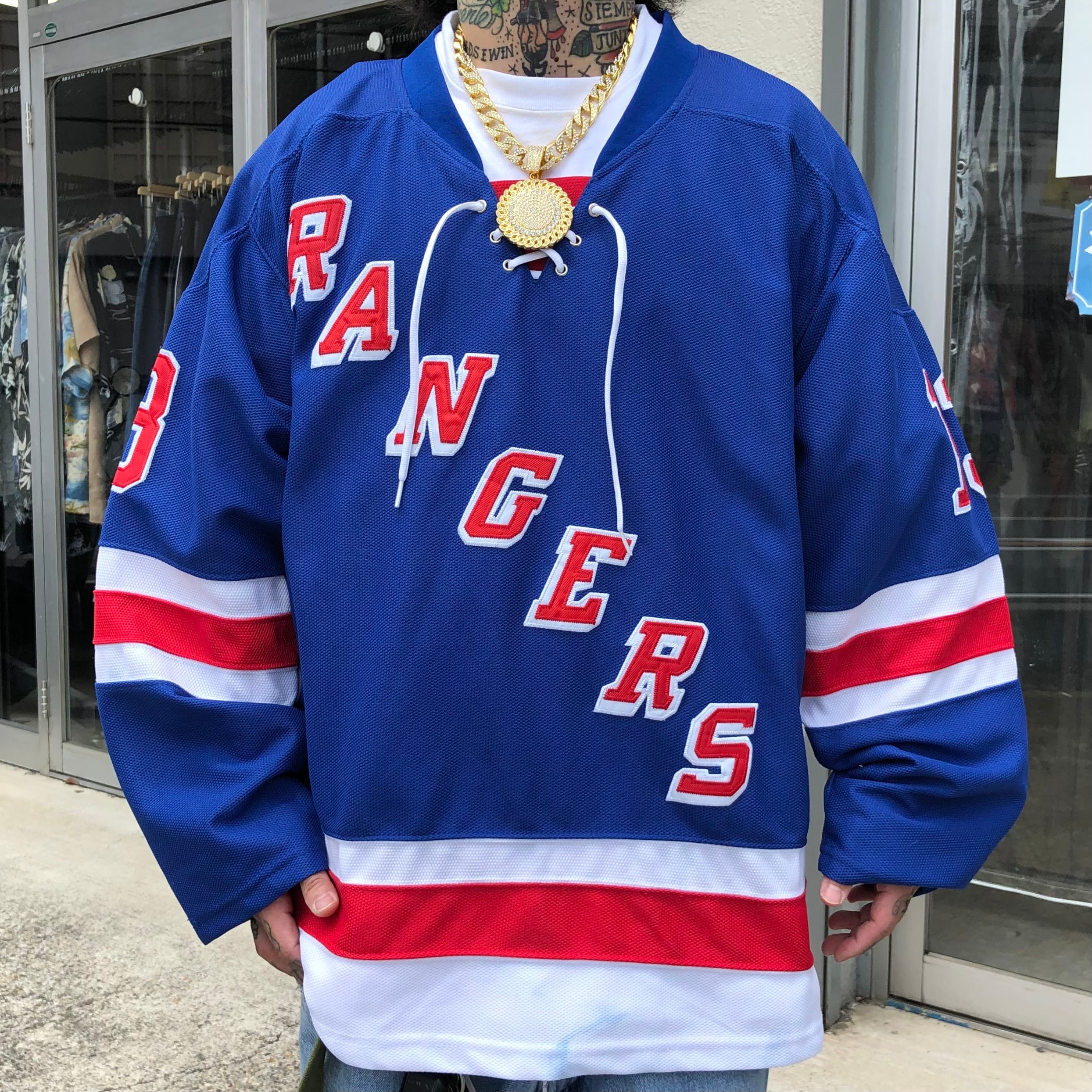 Reebok New York Rangers ユニフォーム ジャスティン着用