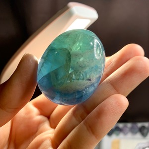 134たまご・スカイブルー×グリーンフローライト