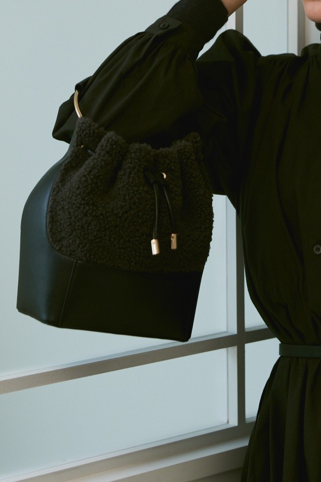 Boa combination bag　BLACK