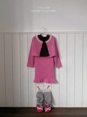 韓国子供服 / ÜEO / スッキフリルスカート / 秋服 *S~JS*