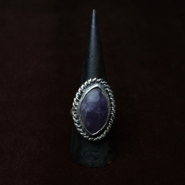 Mexican Jewelry/Made in Taxco/Silver925 原石アメジストリング