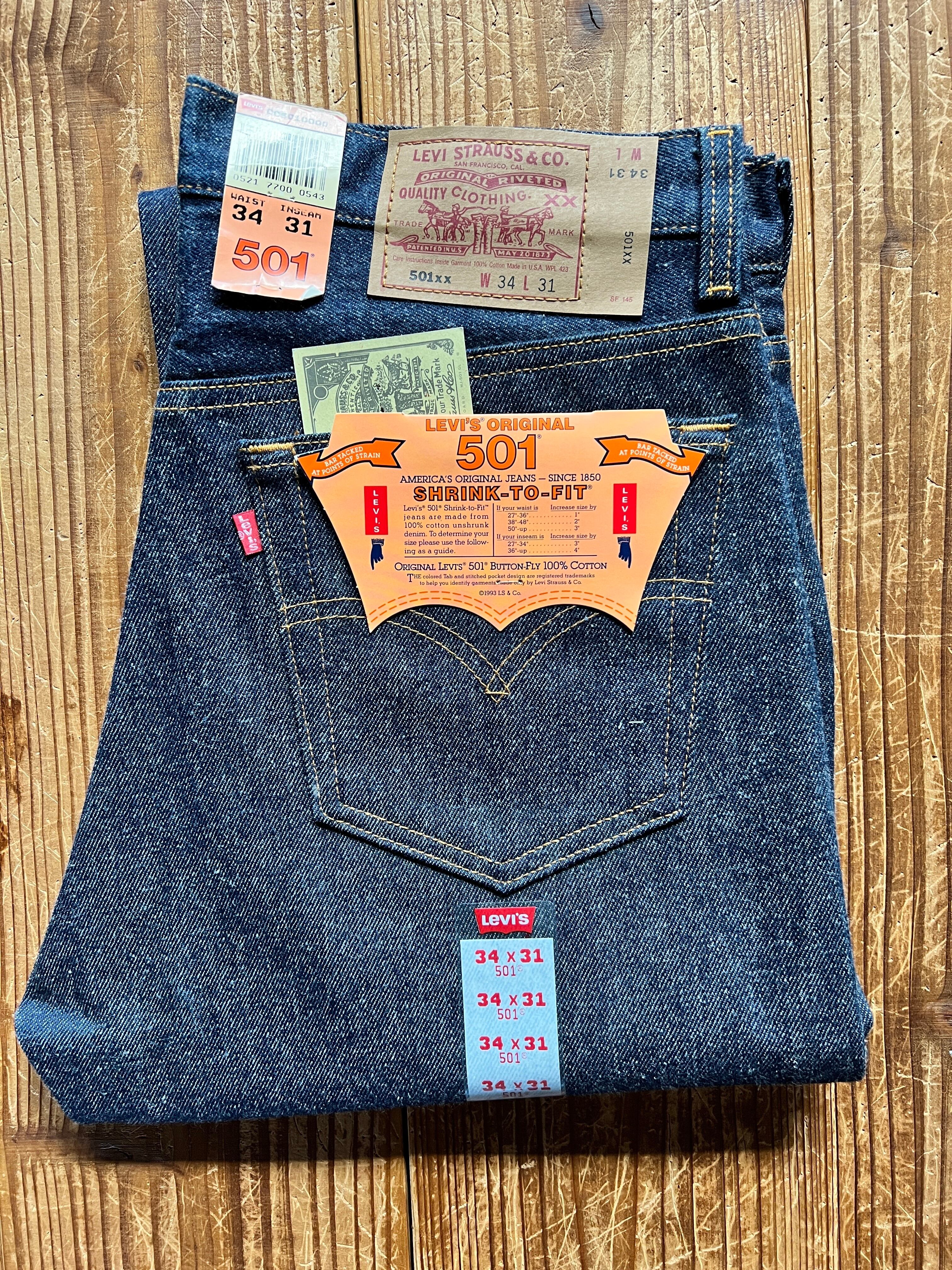 90's Levi's 501 デニムパンツ DEADSTOCK 表記(34×31) USA製