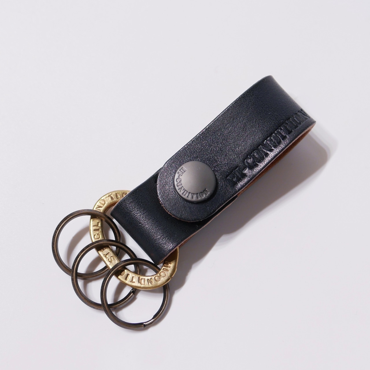 ( BLACK ) BELT LOOP KEY CHAIN