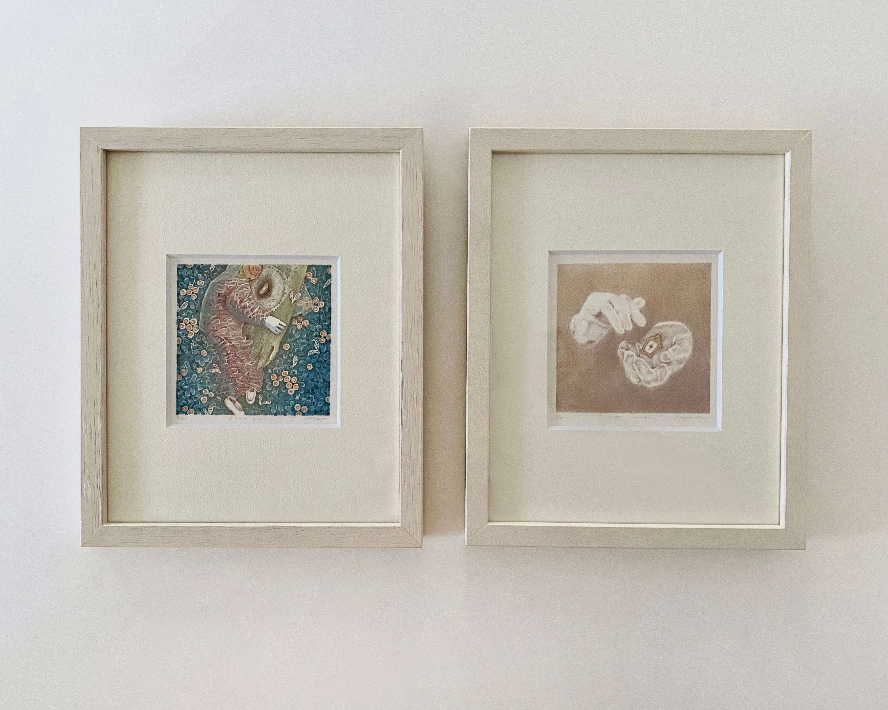 《ノエルの贈り物》霧生まどか「stay gold」「order made」 KIRYU Madoka/lithograph with frame