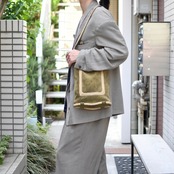 suede leather shoulder bag