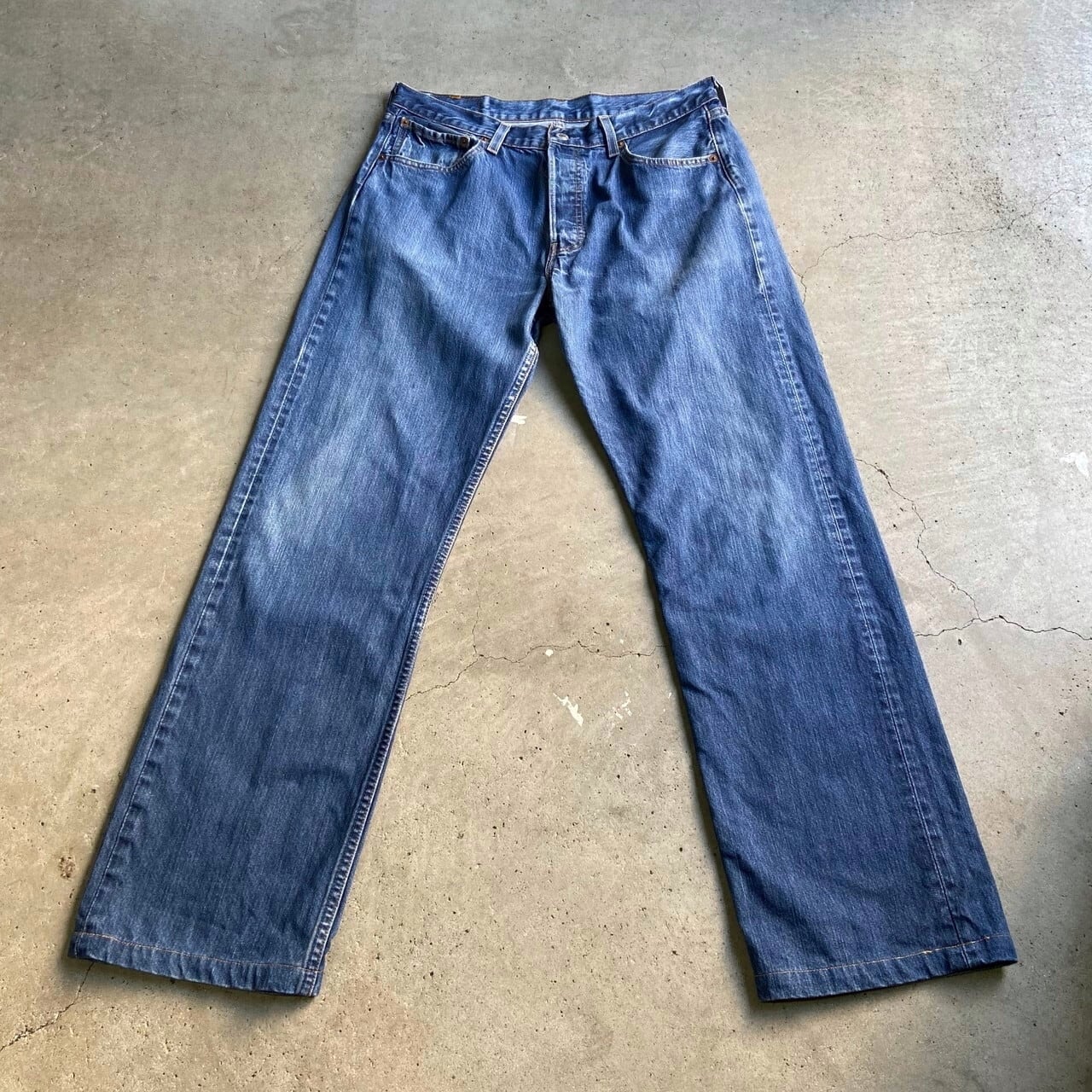 a1035 levis リーバイス 501 W34 ダメージ クラッシュ ユーロ