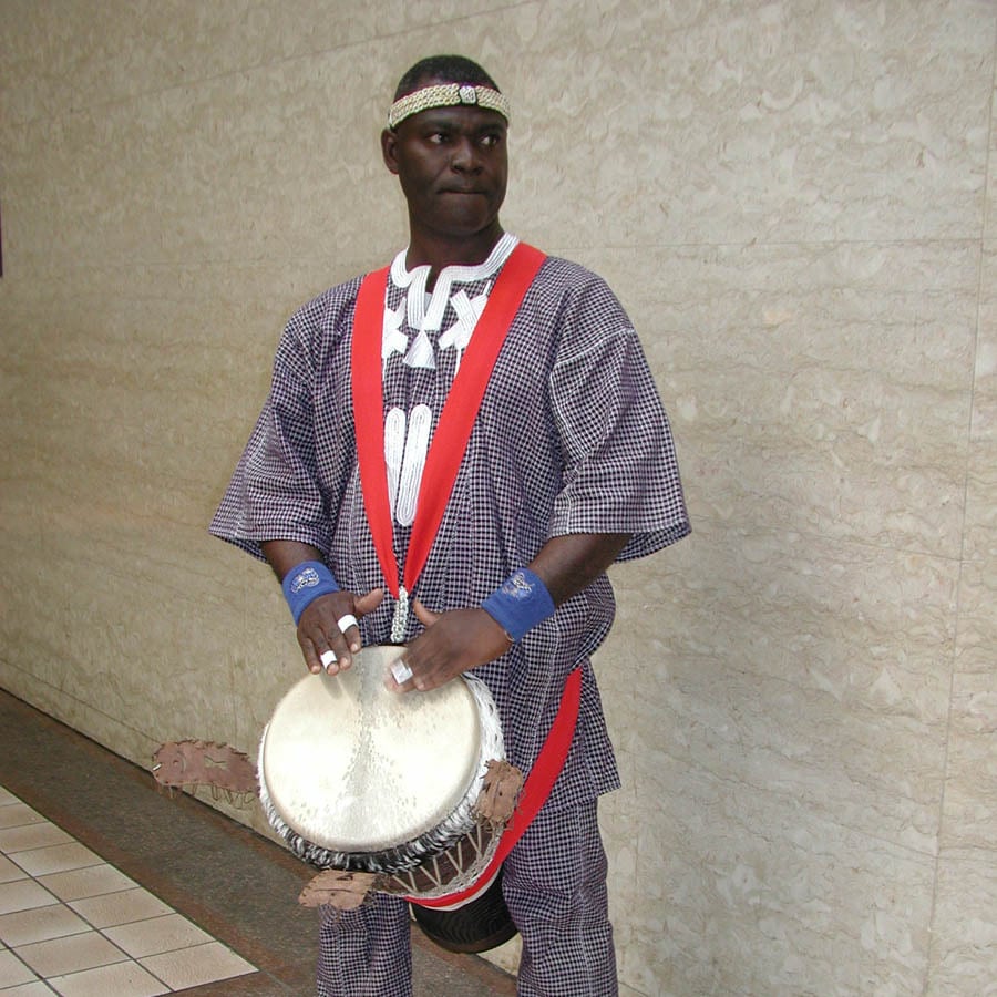 ジャンベ ストラップ アフリカン バックルなし 501 Djembe Strap