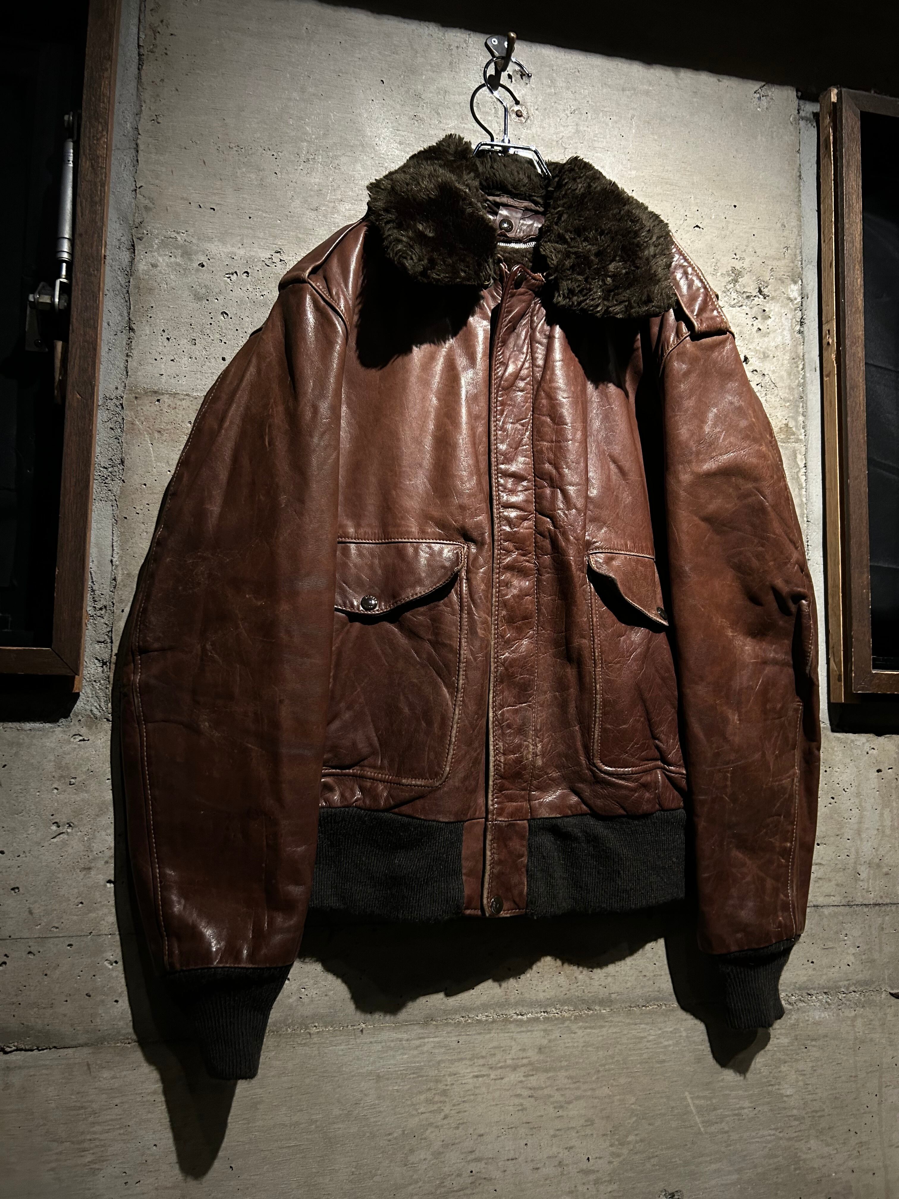 Caka】“Schott” G-1 Type Vintage Leather Flight Jacket | Caka(カカ