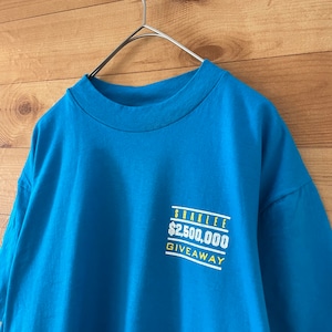 【HANES】80s USA製 Tシャツ BEEFY-T ワンポイント バックプリント プリント シングルステッチ US古着