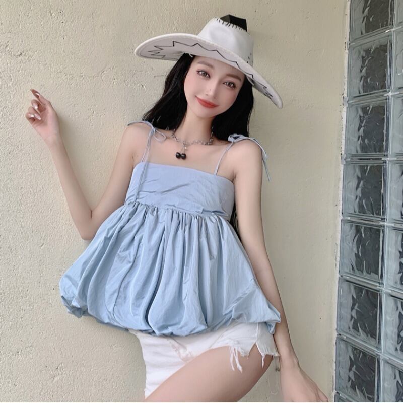 スタイルノースリーブサマートップス 夏物 ハンチェンe57501418770