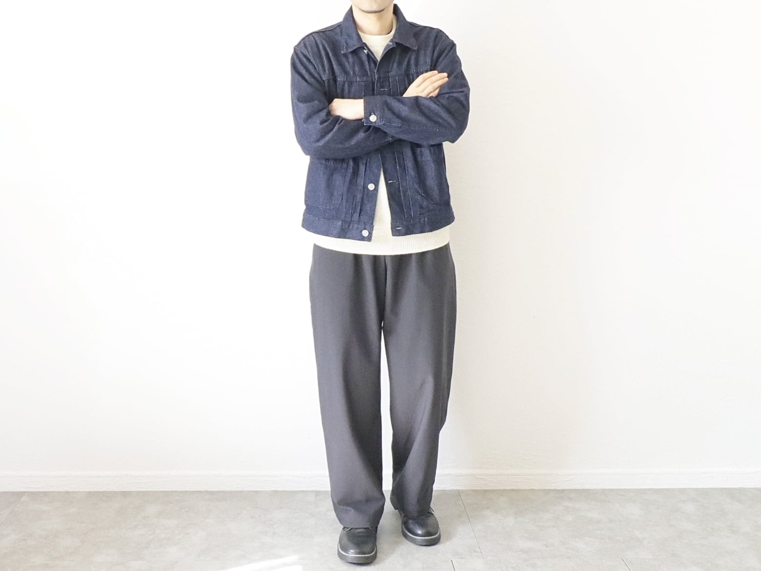MANUAL ALPHABET / THERMO JOURPANTS WIDE - CHACOAL マニュアル