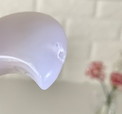ドゥルージーアゲートのムーンシェイプ*天然石インテリア*月の形の置き物*お月様*M1