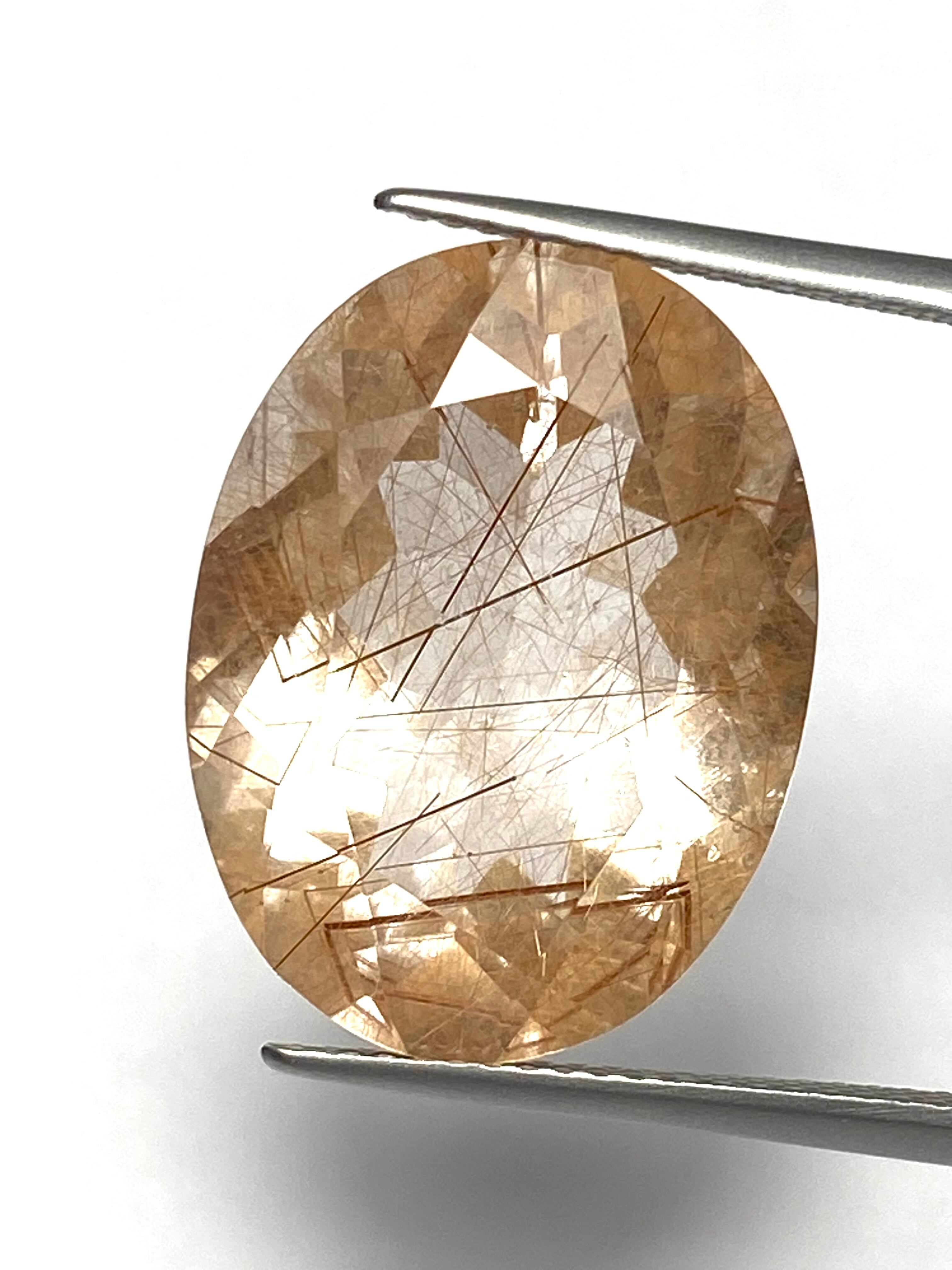 23.【オレンジ感】ルチルクォーツ［No.HA-3810］ | デザインアトリエ