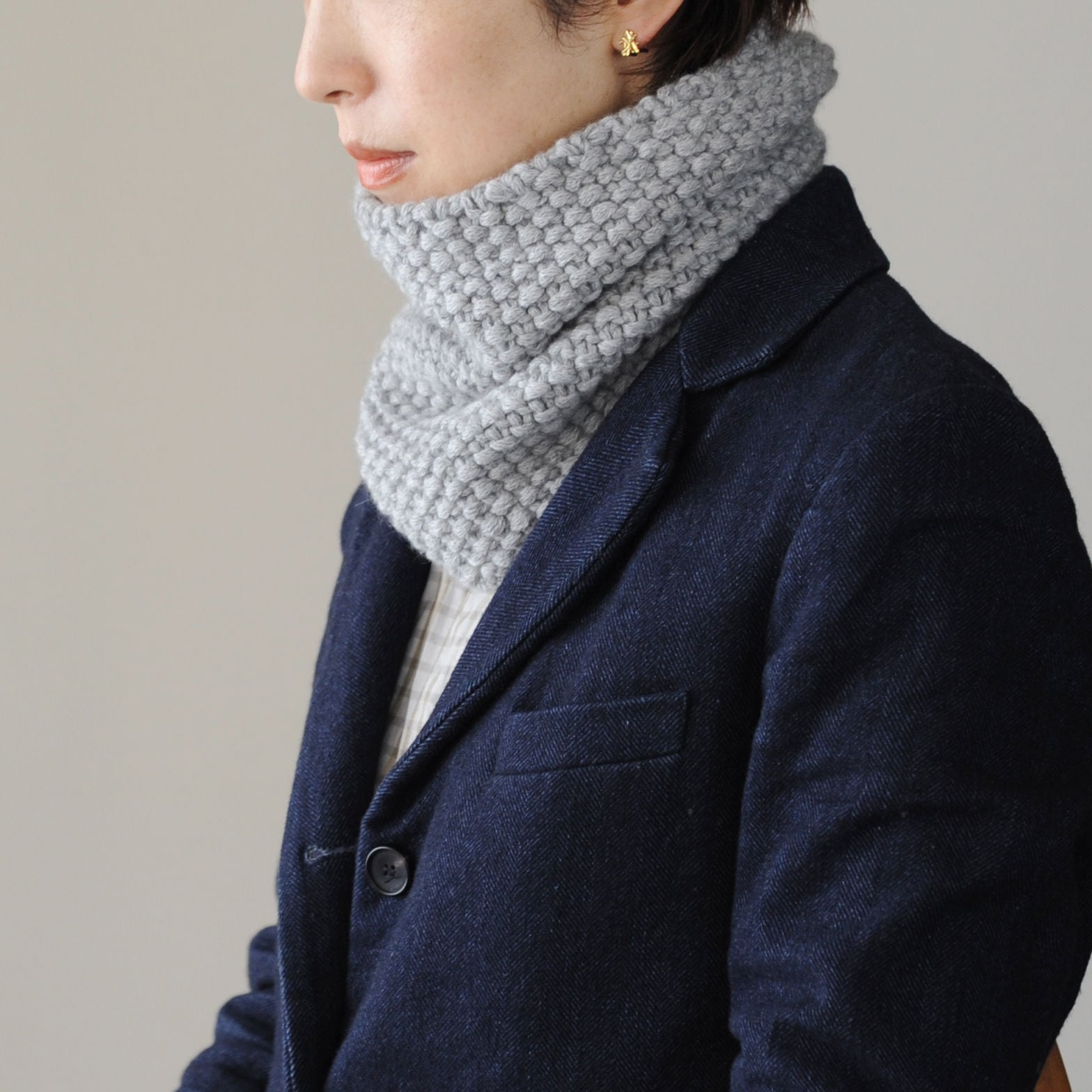 Meg KNITTING カシミヤスヌード | coromo-cya-ya onlinestore