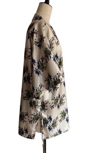 【26SS】FUMIE TANAKA フミエタナカ / flower satin SH / シャツ