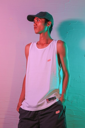 LOGO PATCH TankTop [WHITE/RED]