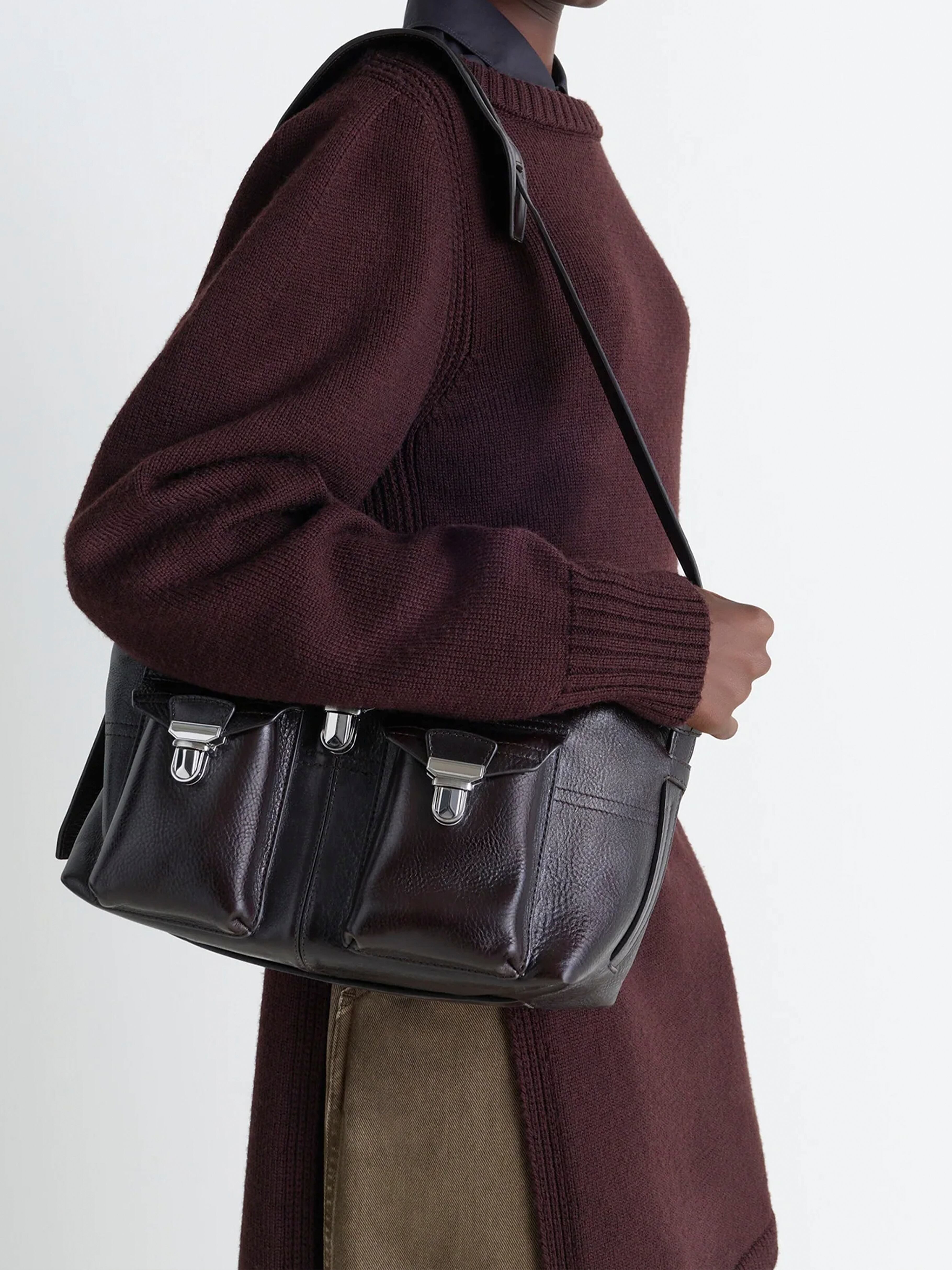 LEMAIRE MEDIUM GEAR BAG ESPRESSO BG0096 LL0067 | BEST PACKING STORE