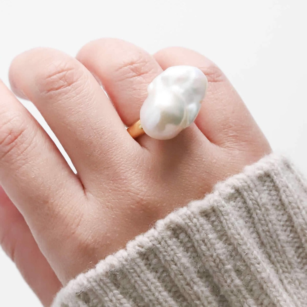 baroque pearl ring【Sクラス】