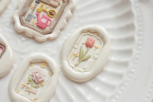 シーリングスタンプヘッド　 tulip label