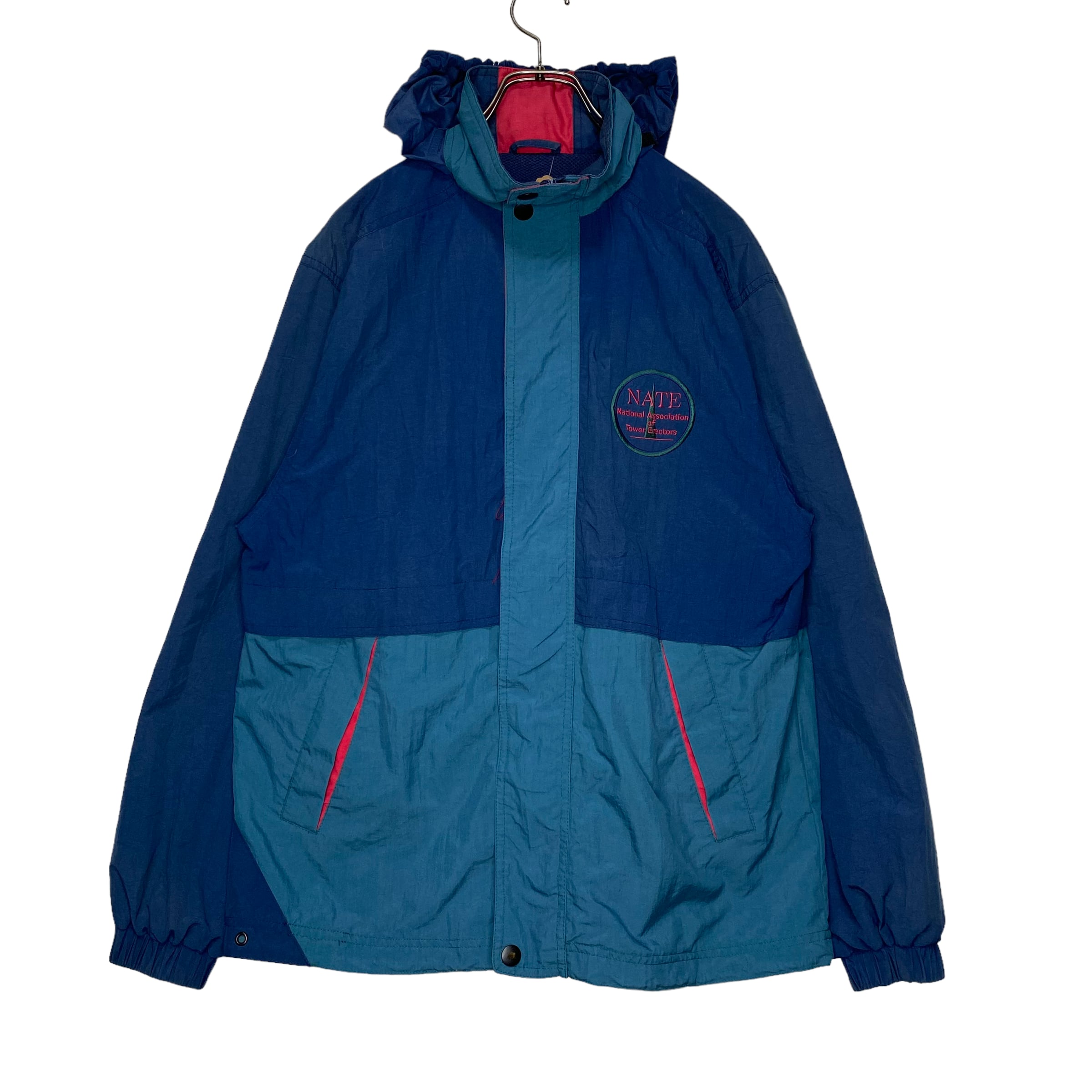 HILTON ナイロンジャケット S 刺繍 ナイロン100% | 古着屋OLDGREEN