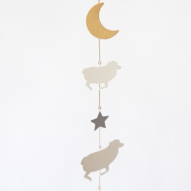 ブリキガーランド 羊／クリスマス