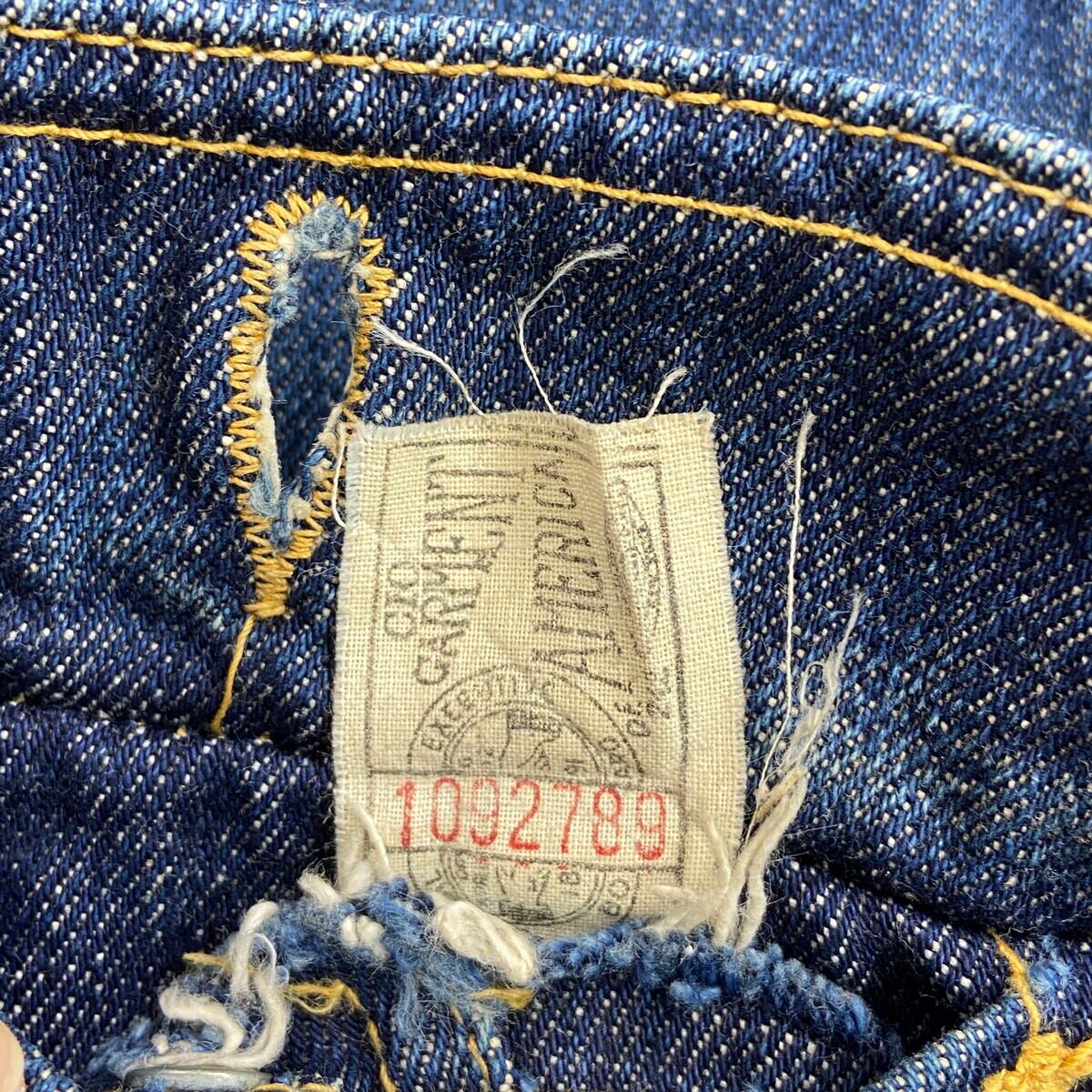 70年代 USA製 Lee リー 101-J ユニオンチケット付き デニムジャケット
