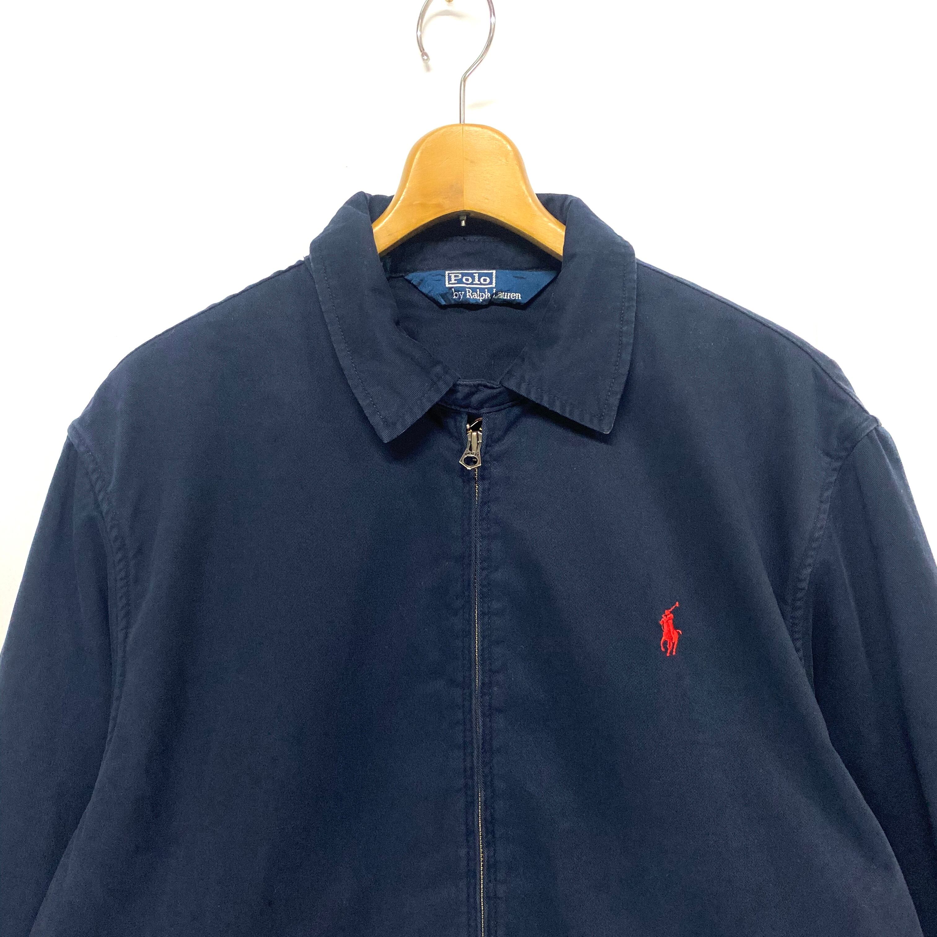 POLO RALPH LAUREN ラルフローレン スイングトップ S ネイビー-