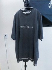 1998SS STONE ISLAND Motion Blur Logo Print Tee
