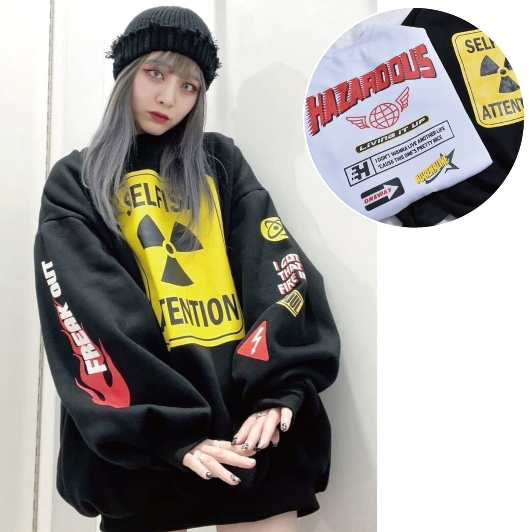 50%OFF】袖ロゴ ATTENTIONスウェット(裏起毛) | VOLCAN&APHRODITE 公式通販