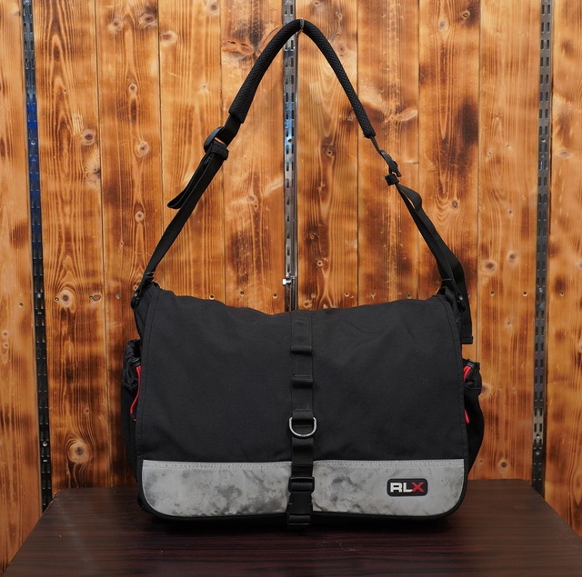 90s rlx Polo Ralph Lauren メッセンジャーバッグ ショルダーバッグ 鞄 ラルフローレン ポロスポーツ polosport