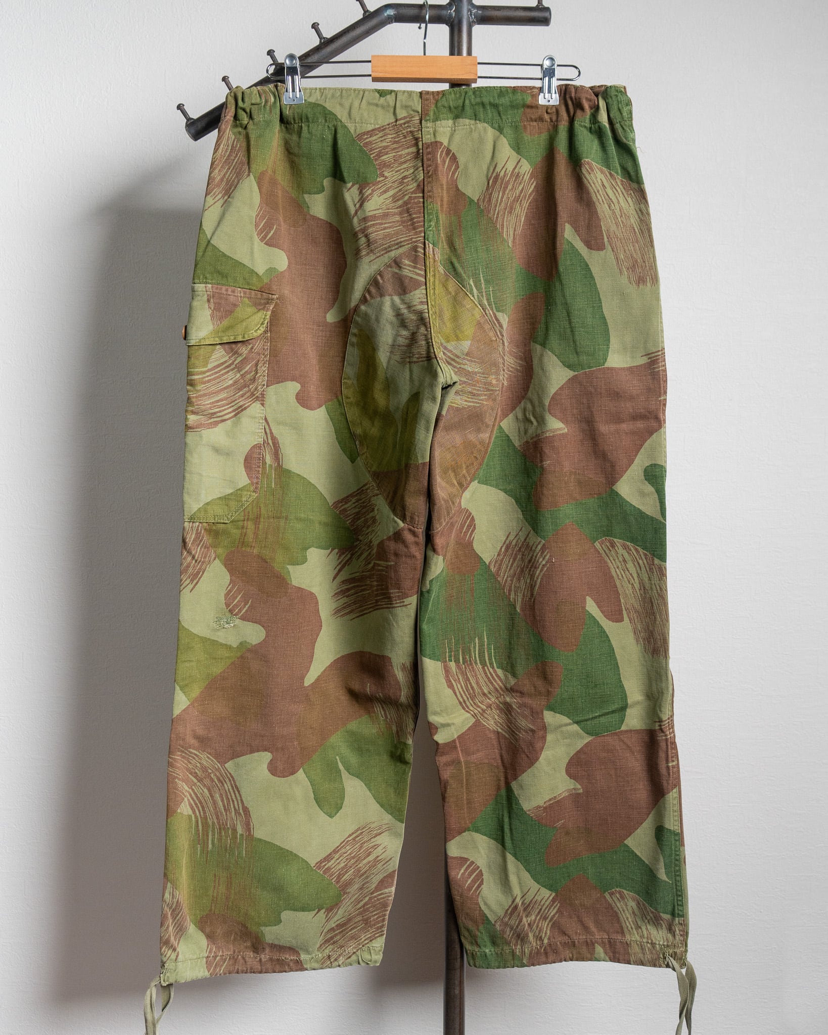 USED】50's Belgian Army Brushstroke Camouflage Trousers 実物