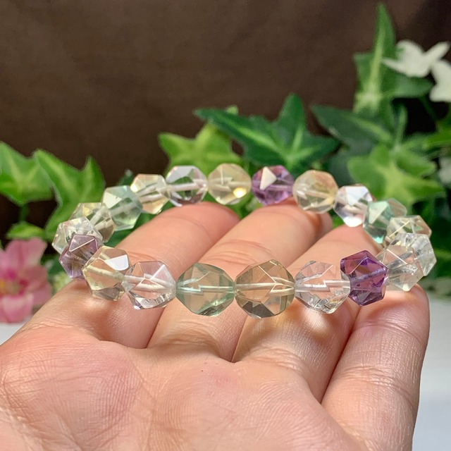 キラキラ☆ミックスストーンブレスレット