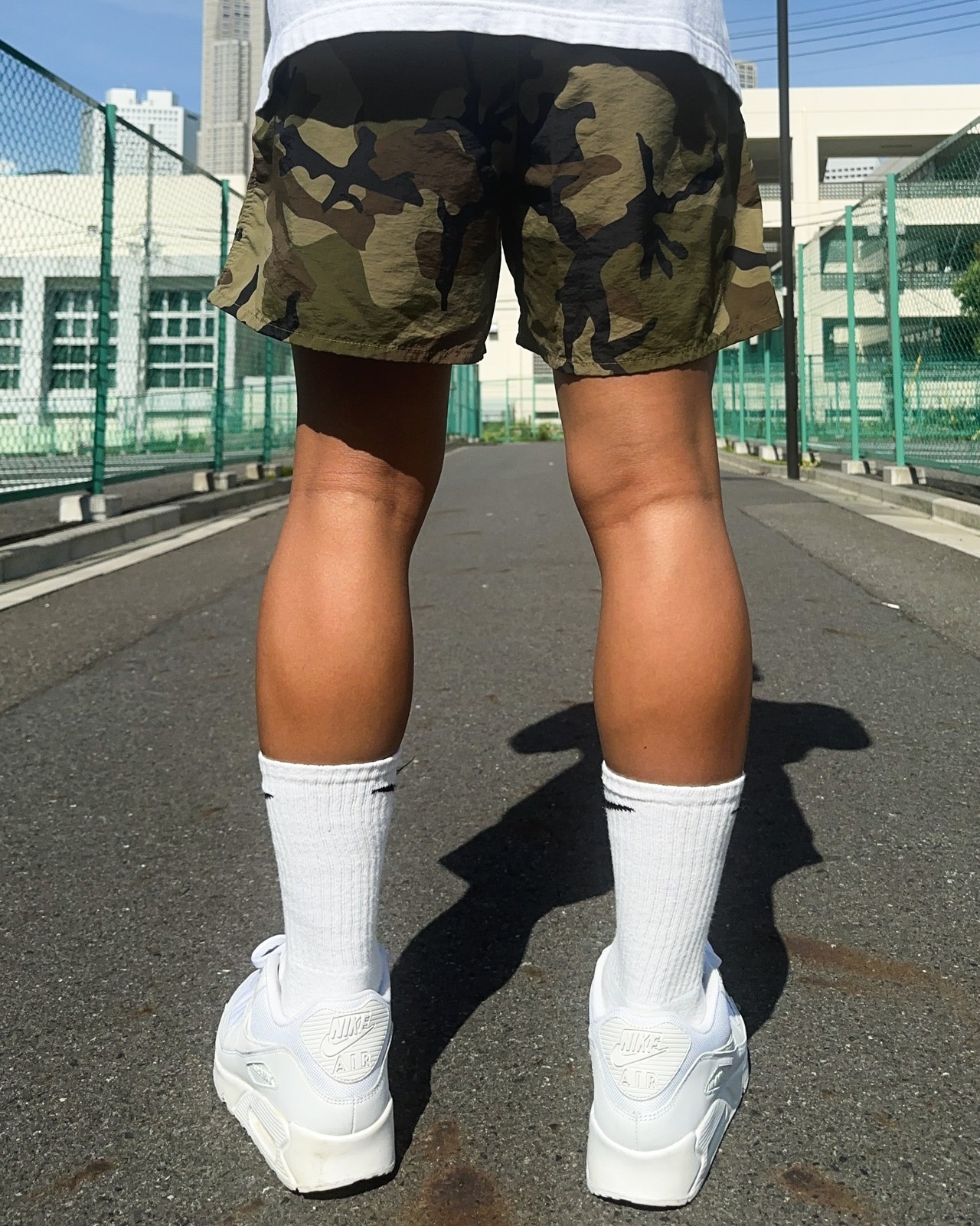 BASIC ONE POINT VERSATILE SHORTS - CAMOUFLAGE