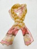 Vintage Vera Chiffon Scarf Pink & Yellow