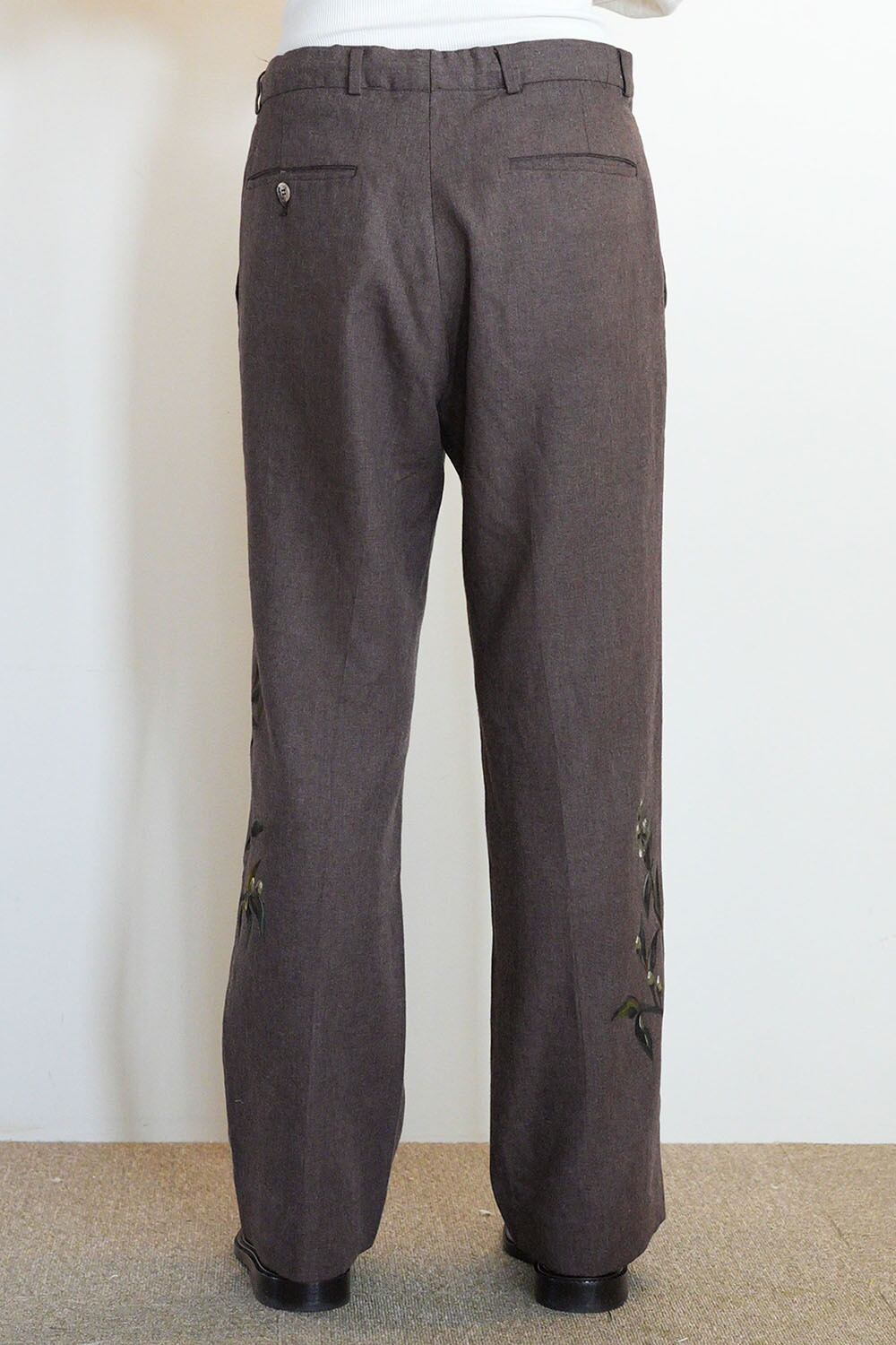 remake easy slacks pants-graybrownberry | TOLIGHT