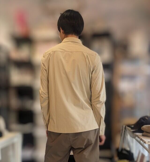 新品 CCP ミニマムシャツ サンドベージュ S SIZE LS-WA04 定価17600円