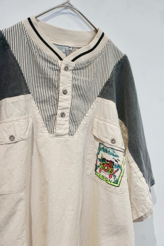 cotton s/s  pullover shirt