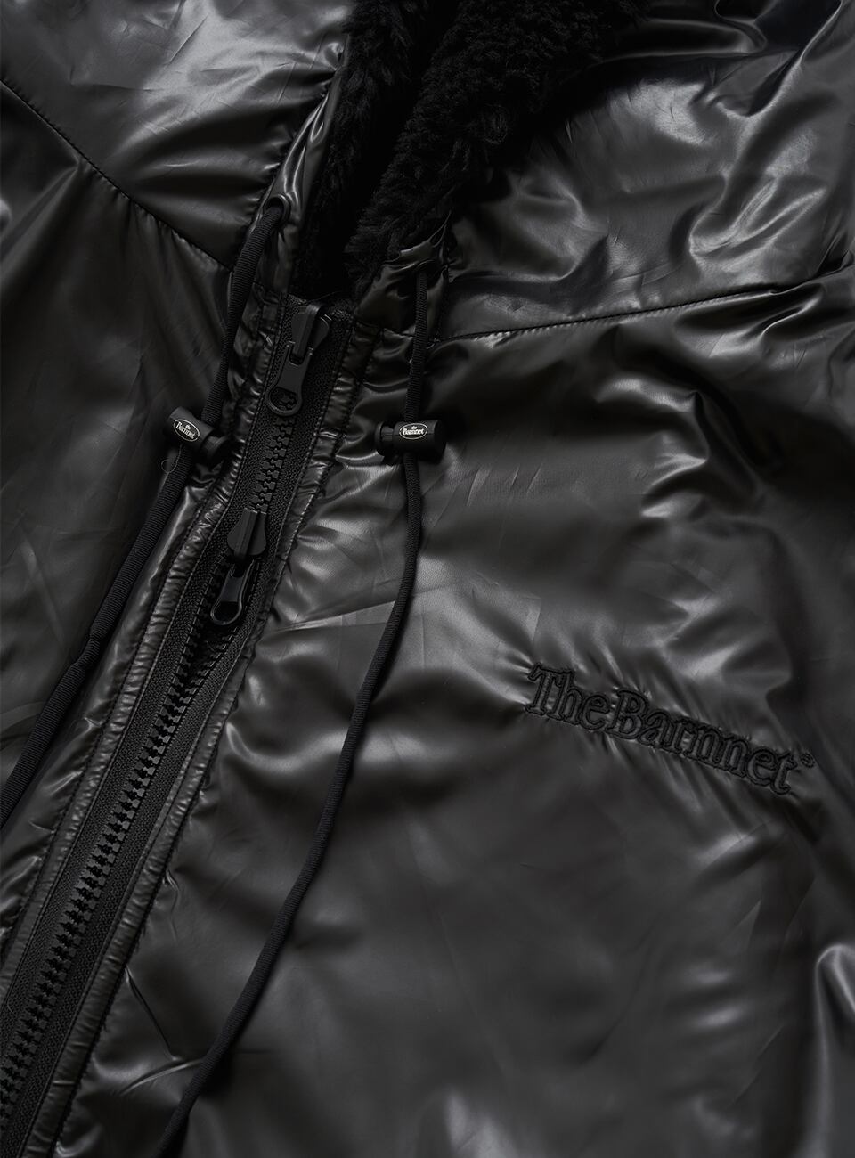 1月初旬発送 [The Barnnet] Black Eco-Shearling Snuggle Reversible