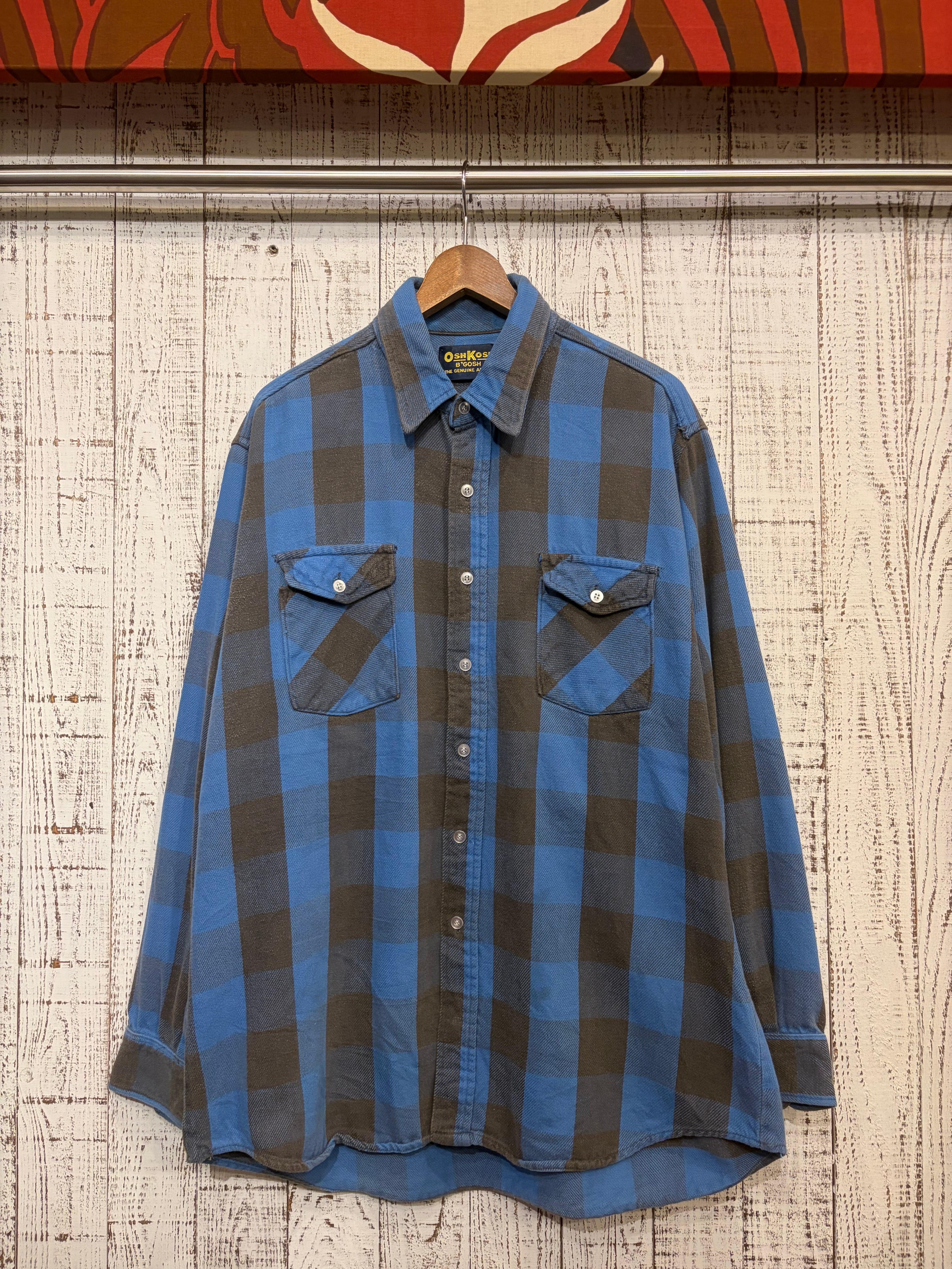 70-80s Cascade L/S Open Collar Wool Shirt | PAY ID