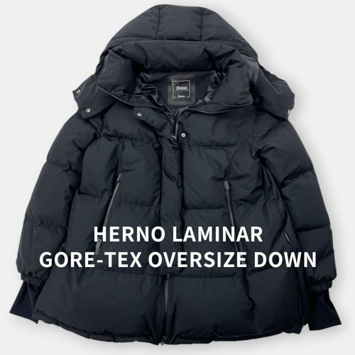 人気 HERNO LAMINAR ヘルノ ラミナー オーバーサイズ ダウン 38 / J&NREUSE レディース アウター