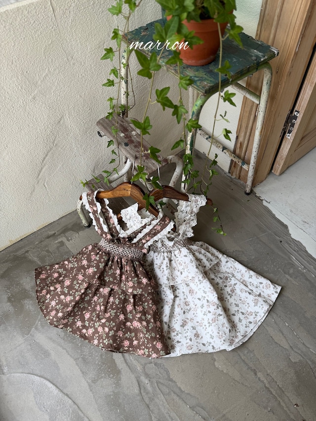 【取寄】marron|lauren dress|ローレンワンピース|XS-L|kids|26 autumn