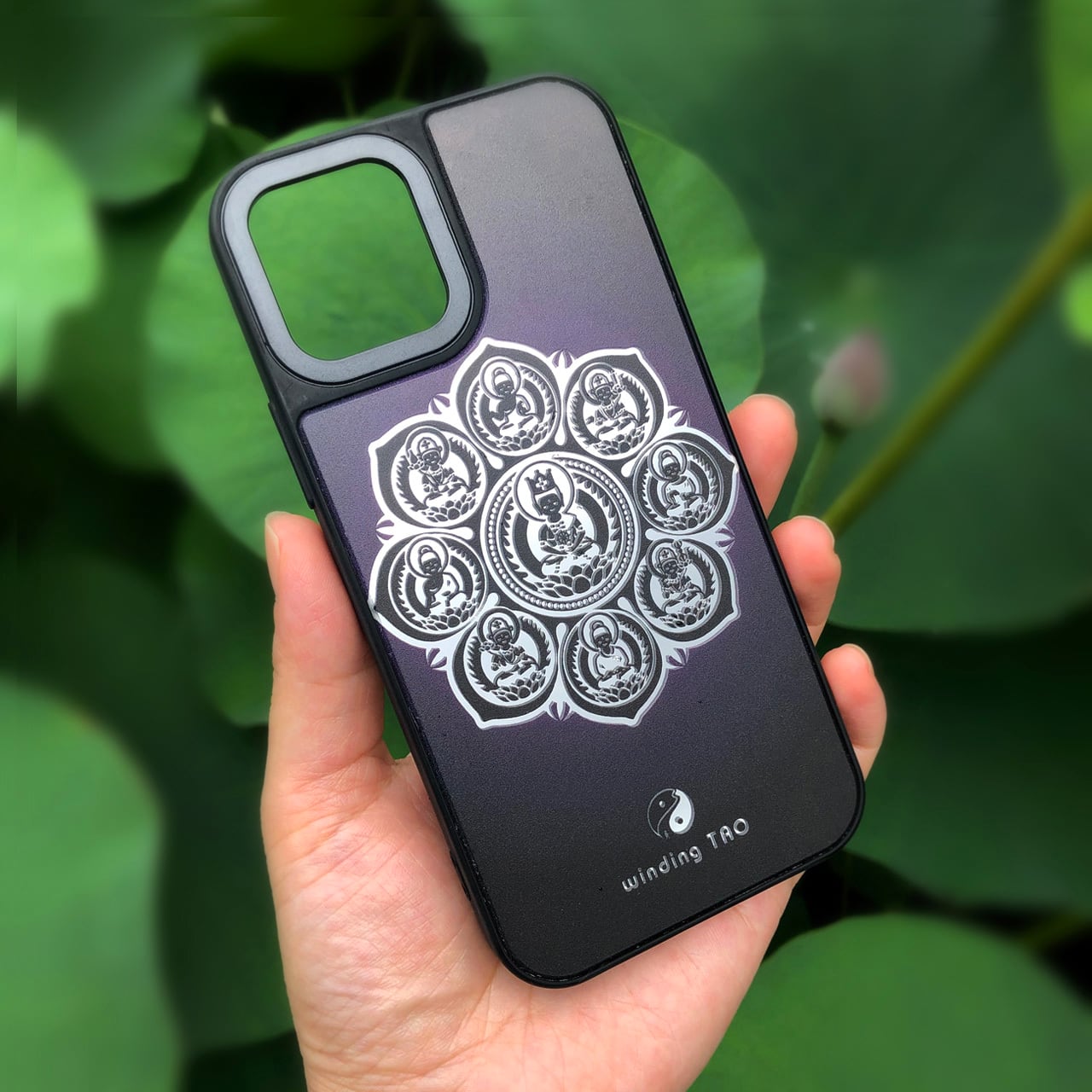 曼荼羅 ミラーiPhoneケース〈仏像スマホケース〉 | 【くねくね道